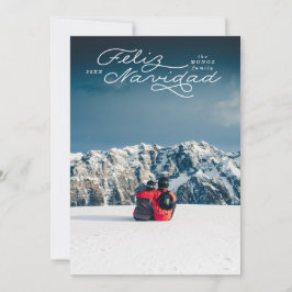 Feliz Navidad, Spaanse Kaart, fotokaart Feestdagenkaart