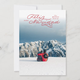 Feliz Navidad, Spaanse Kaart, fotokaart Feestdagenkaart