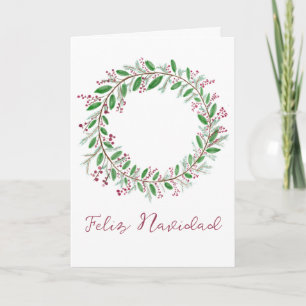 Feliz Navidad, Spaanse kerst Feestdagen Kaart