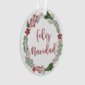 Feliz Navidad, Spaanse kerstavond Ornament (voorkant)
