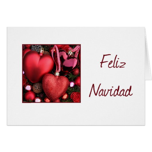 Feliz Navidad - Spaanse kerstkaart (Voorkant Horizontaal)