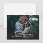 Feliz Navidad, Spaanse Kerstkaart, briefkaart (Voorkant / Achterkant)