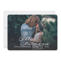 Feliz Navidad, Spaanse kerstkaart, fotokaart