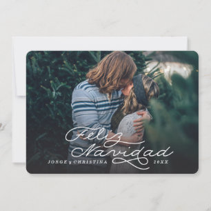 Feliz Navidad, Spaanse kerstkaart, fotokaart Feestdagenkaart