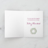 Feliz Navidad, Spaanse kerstman Feestdagen Kaart (Binnen)