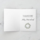 Feliz Navidad, Spaanse kerstman Feestdagen Kaart (Binnen)