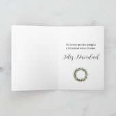 Feliz Navidad, Spaanse kerstman Feestdagen Kaart (Binnen)