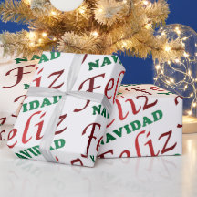 Feliz Navidad Spaanse Red Green Kerstfeestdag
