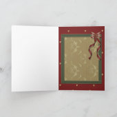 Feliz Navidad Spaanse vrolijke kerst Kaart (Binnen)