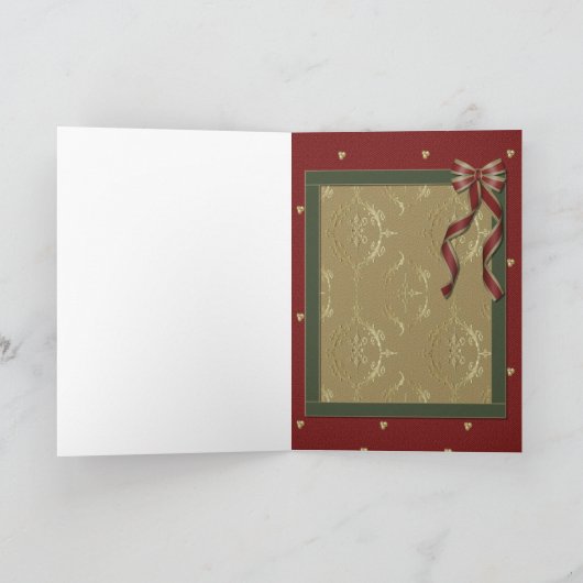 Feliz Navidad Spaanse vrolijke kerst Kaart (Binnen)