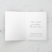 Feliz Navidad Spanish Christmas Ballerina Kaart (Binnen)