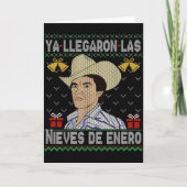 Feliz Navidad Spanish Las Nieves De Enero El Del C Kaart (Voorkant)