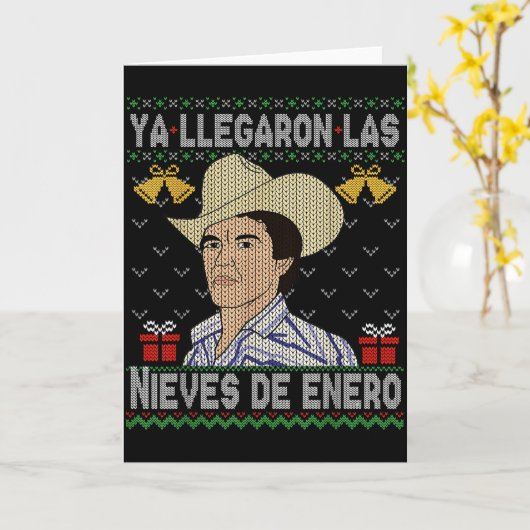 Feliz Navidad Spanish Las Nieves De Enero El Del C Kaart (Gele Bloem)