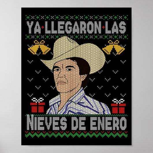 Feliz Navidad Spanish Las Nieves De Enero El Del C Poster (Voorkant)