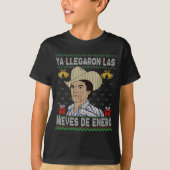 Feliz Navidad Spanish Las Nieves De Enero El Del C T-shirt (Voorkant)