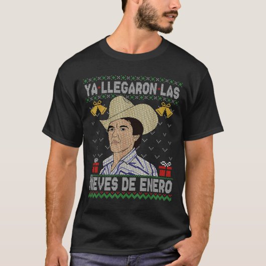 Feliz Navidad Spanish Las Nieves De Enero El Del C T-shirt (Voorkant)