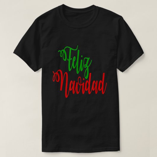 Feliz Navidad Spanish Merry Kerstmis 2021 Funny F T-shirt (Design voorkant)