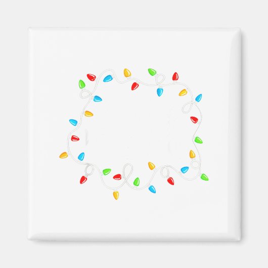 Feliz Navidad Spanish Mexican Christmas Xmas Light Magneet (Voorkant)