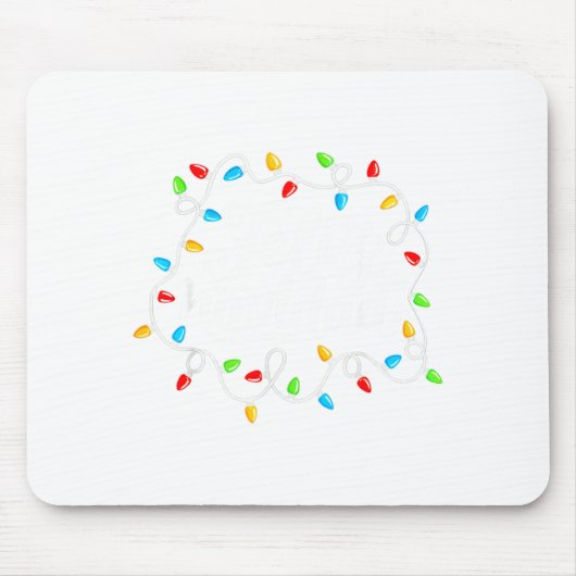 Feliz Navidad Spanish Mexican Christmas Xmas Light Muismat (Voorkant)