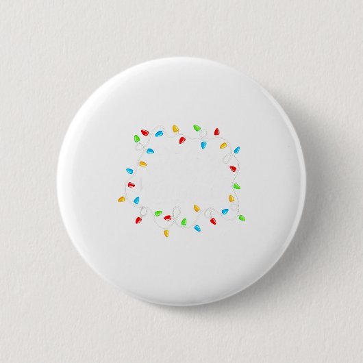 Feliz Navidad Spanish Mexican Christmas Xmas Light Ronde Button 5,7 Cm (Voorkant)