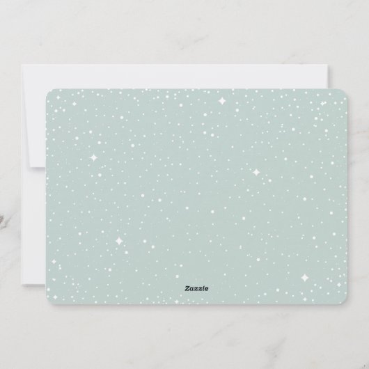 Feliz navidad sterren foto vakantie kaart (Achterkant)