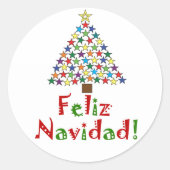 Feliz Navidad Sticker (Voorkant)
