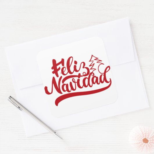 Feliz Navidad Sticker (Envelop)