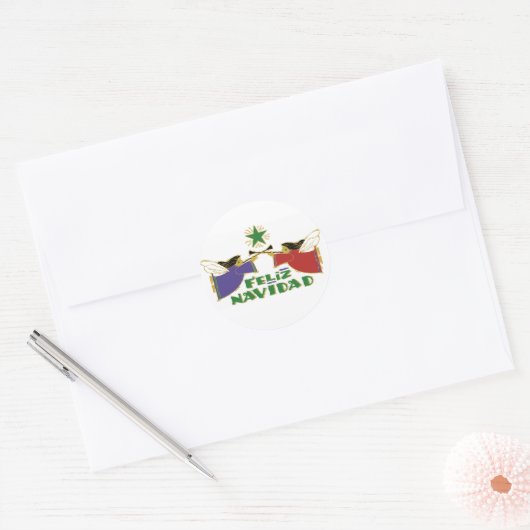 Feliz Navidad stickers (Envelop)