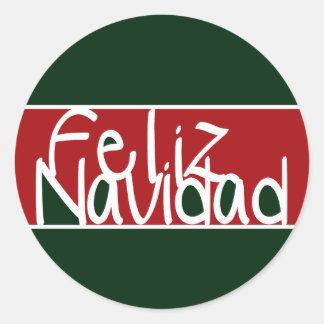 Feliz Navidad Stickers of Envelope Seals
