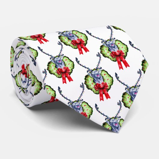 Feliz Navidad Stropdas (Opgerold)