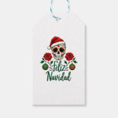 Feliz Navidad Sugar Skull Mexican Christmas T-Shir Cadeaulabel (Voorkant)