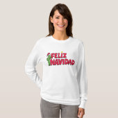 Feliz Navidad Sweatshirt T Shirt (Voorkant volledig)