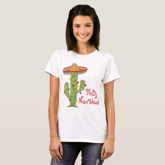 Feliz Navidad T-shirt (Voorkant volledig)