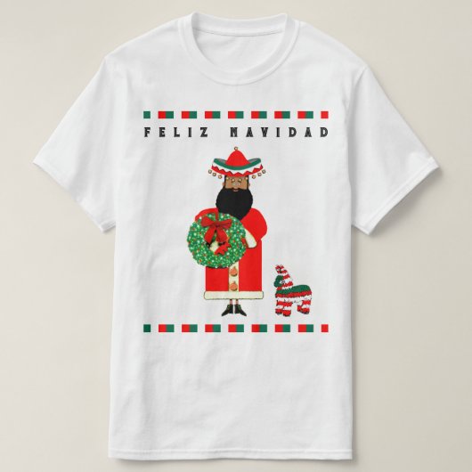 Feliz Navidad T-shirt (Design voorkant)