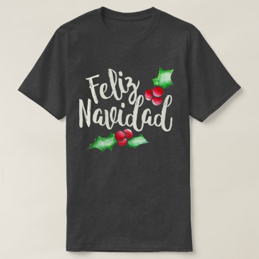 Feliz Navidad T-shirt (Design voorkant)