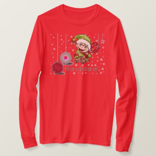 Feliz Navidad T-shirt (Design voorkant)