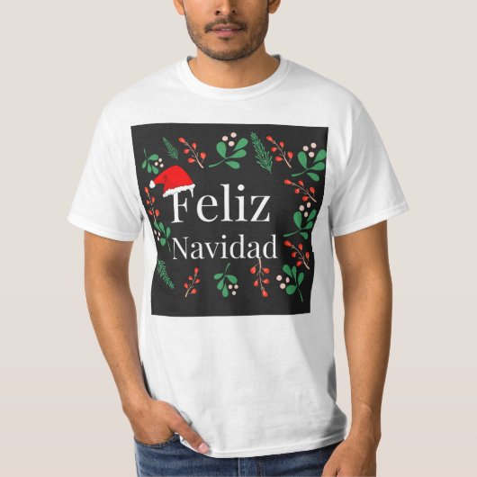 FELIZ NAVIDAD T-SHIRT (Voorkant)