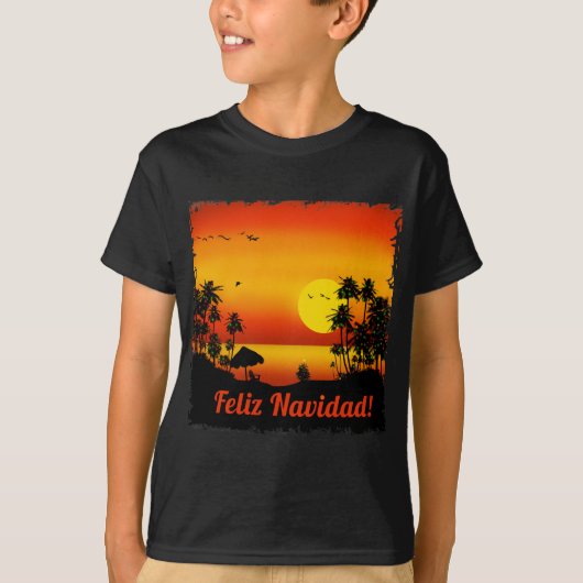 feliz Navidad T-shirt (Voorkant)