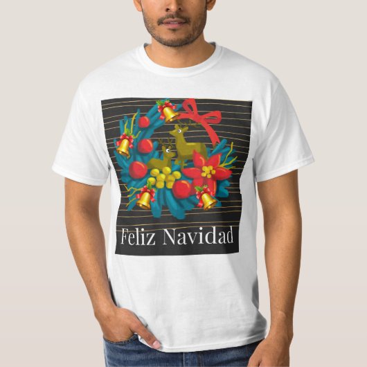 FELIZ NAVIDAD T-SHIRT (Voorkant)