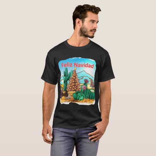 Feliz Navidad T-shirt (Voorkant volledig)