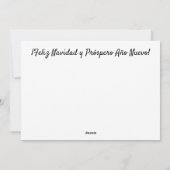 Feliz Navidad - Tarjeta DE felicitación DE Navidad Feestdagenkaart (Achterkant)