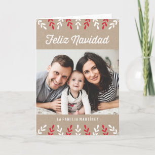 Feliz Navidad   Tarjeta DE Navidad Feestdagen Kaart