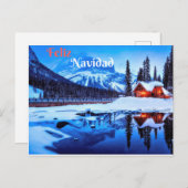 Feliz Navidad Tarjeta Postal Feestdagenkaart (Voorkant / Achterkant)