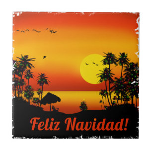 feliz Navidad Tegeltje