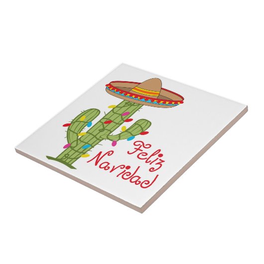 Feliz Navidad Tegeltje (Zijkant)