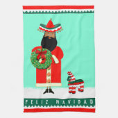 Feliz Navidad Theedoek (Verticaal)