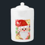 Feliz Navidad  Theepot<br><div class="desc">Teekanne,  mit Weihnachtmotiv.</div>