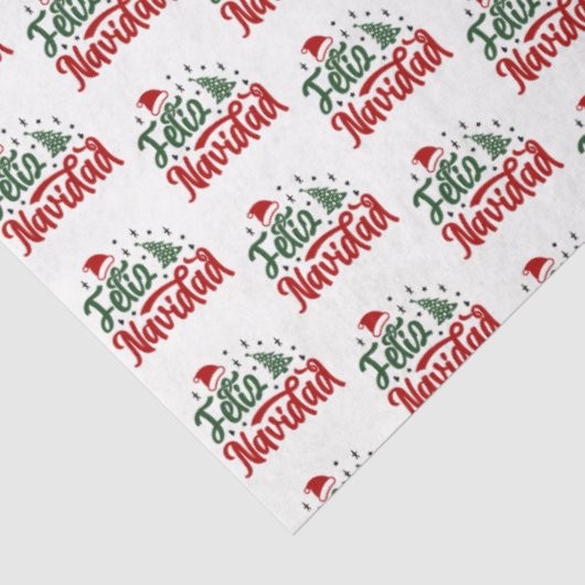 Feliz Navidad Tissuepapier (Detail)