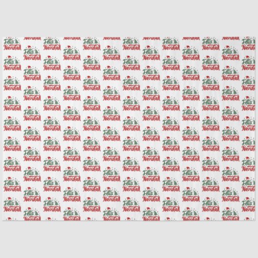 Feliz Navidad Tissuepapier (Voorkant)