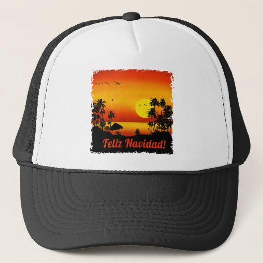 feliz navidad trucker pet (Voorkant)